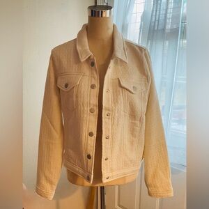 DEAR JOHN White Jacket in Size L, NWT